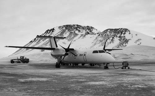 Route des fjords en hiver en jet privé