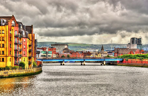 Belfast en jet privé