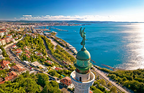 Trieste en jet privé