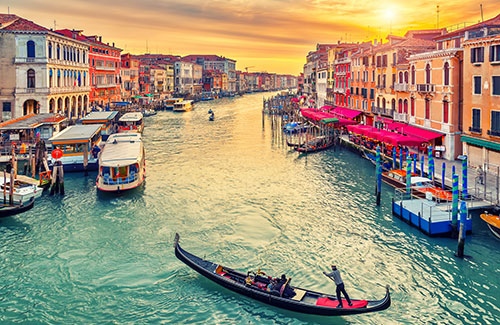 Venise en jet privé